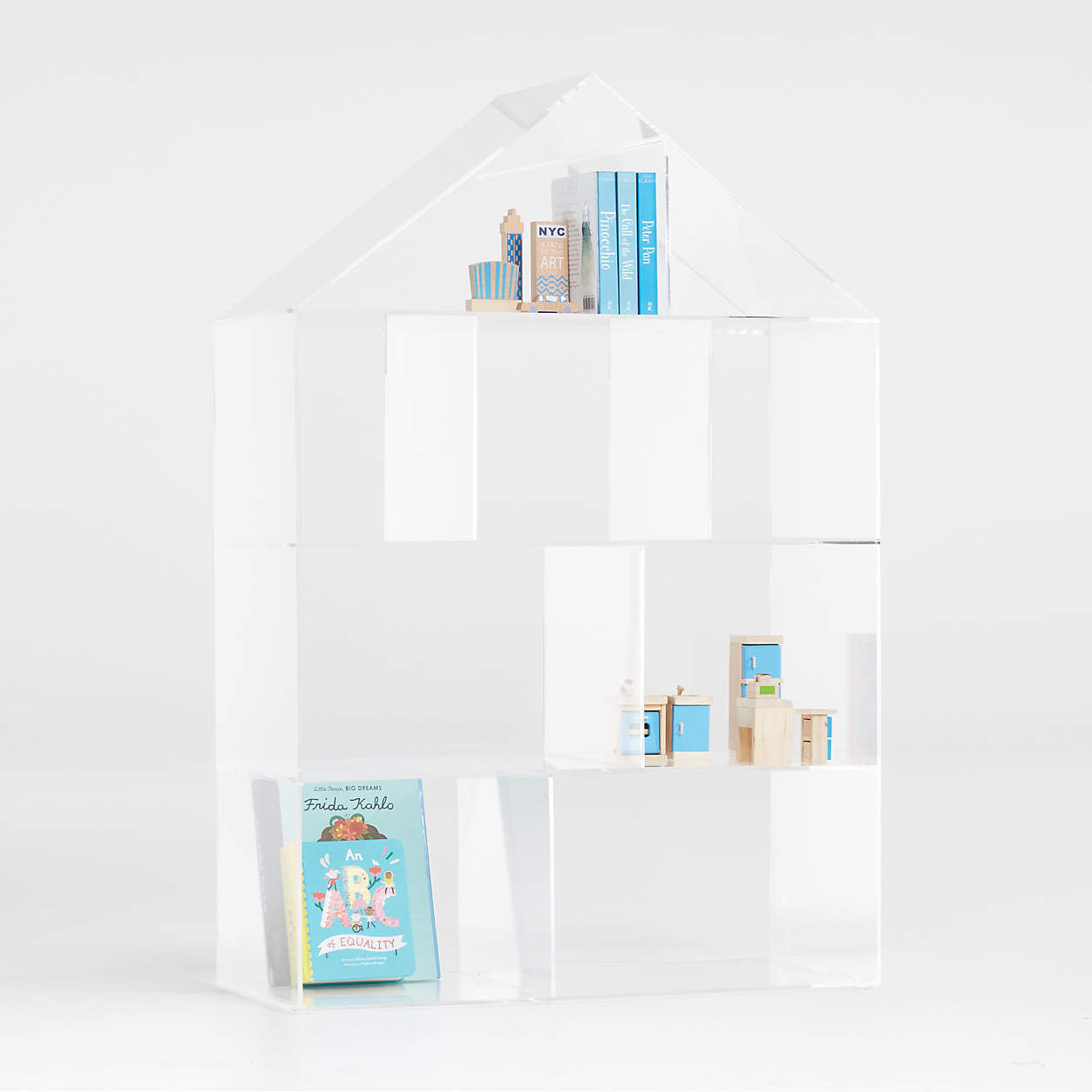 Acrylic House Bookcase
