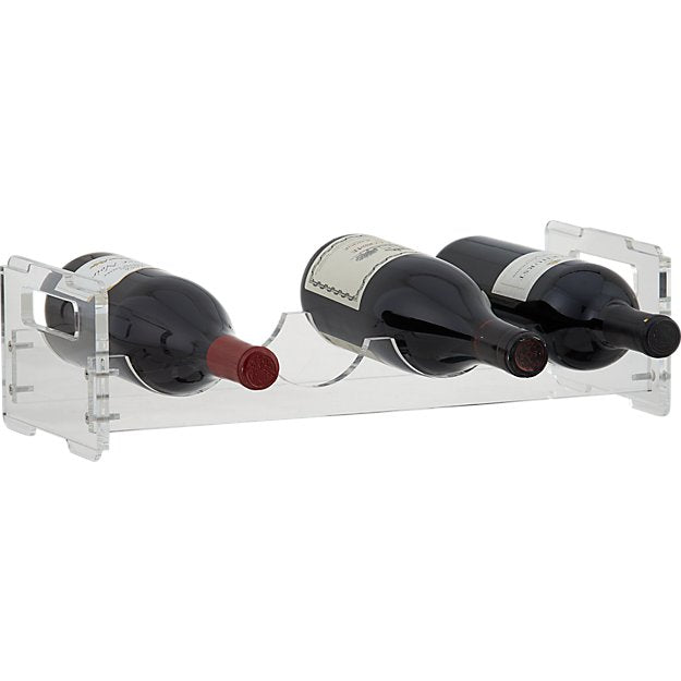 Clear Wine Rack