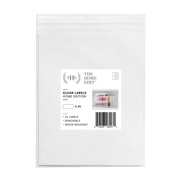 The Home Edit Clear Home Organization Labels, Pack of 24